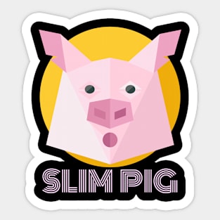 Slim Pig Top & Tees Sticker